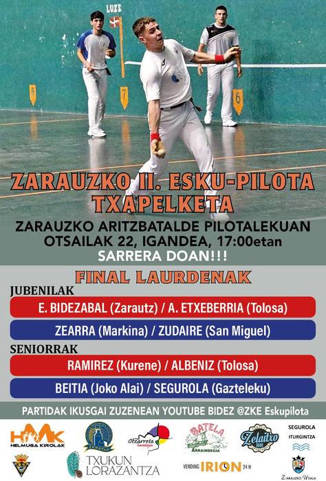 Txapelketa: Zarauzko II. Esku Pilota Txapelketa
