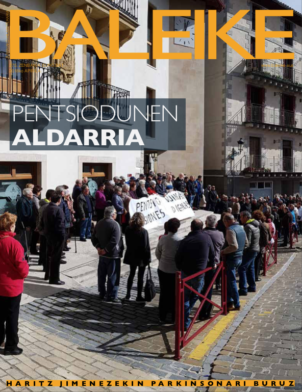 Pentsiodunen borroka apirileko Baleike aldizkarian