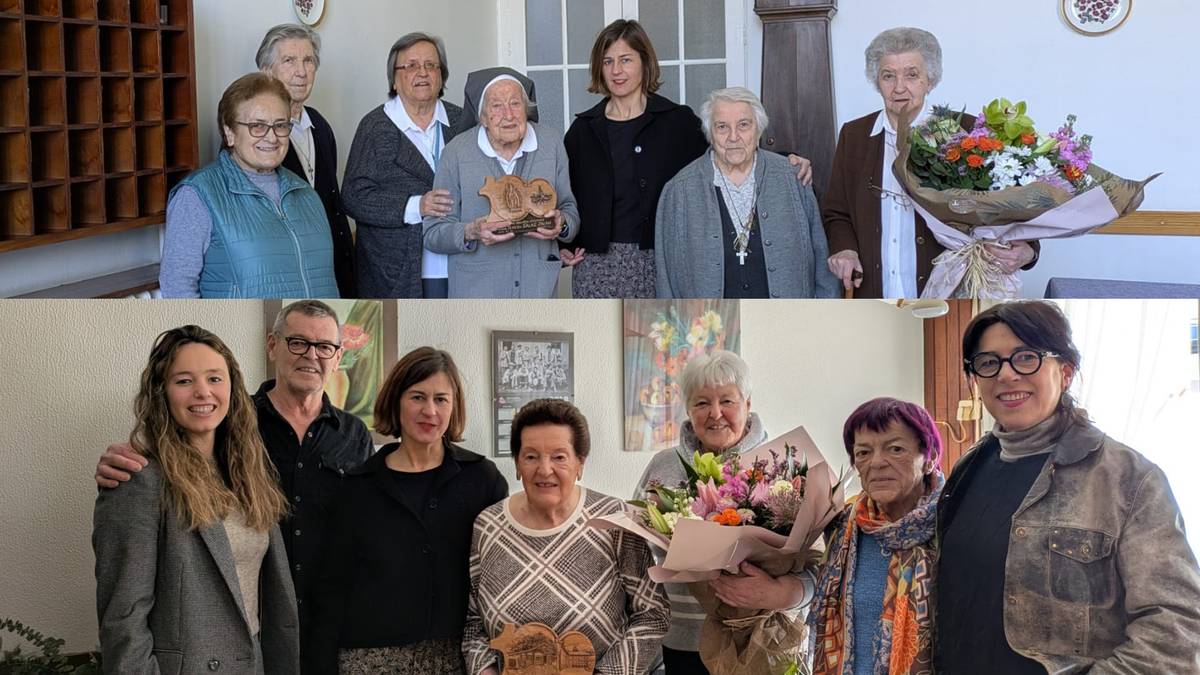 Maria Teresa Salasek eta Margarita Aizpuruk 100 urte bete dituzte
