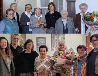 Maria Teresa Salasek eta Margarita Aizpuruk 100 urte bete dituzte