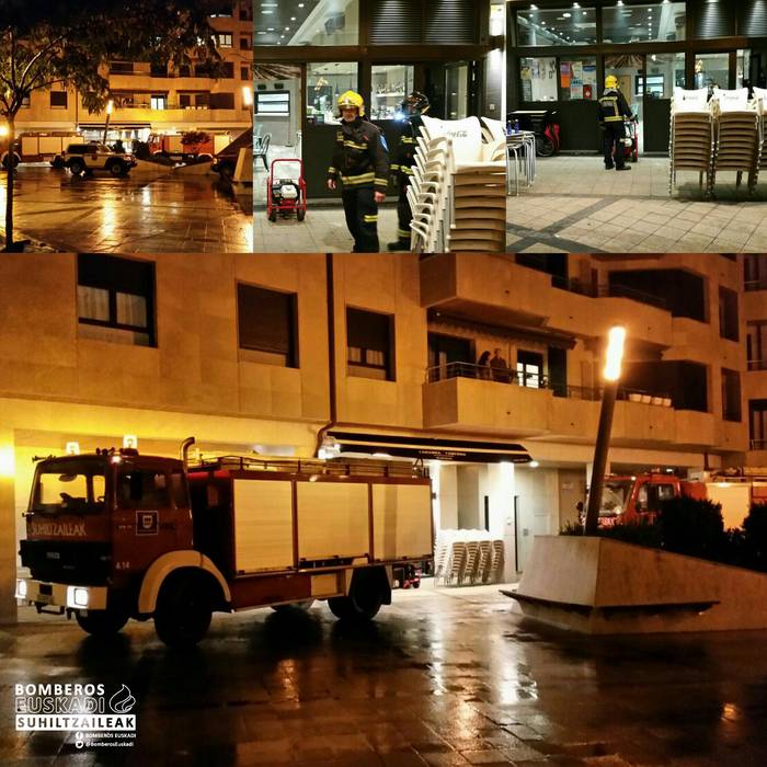 Sute txiki bat gertatu da Labarra tabernako sukaldean