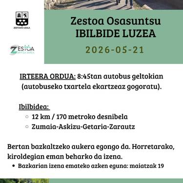 Zestoa Osasuntsu: ibilbide luzea