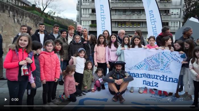 Imanol Alesonek osatu du Marea Urdinaren aldeko Urolako Itzulia erronka