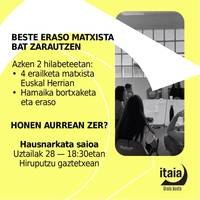 Itaiak antolatutako hausnarketa saioa