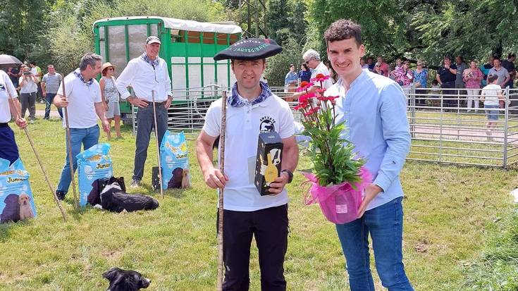 Gaizka Etxaniz eta 'Laster' nagusi, Zornotzako III. Ardi Txakur Txapelketan