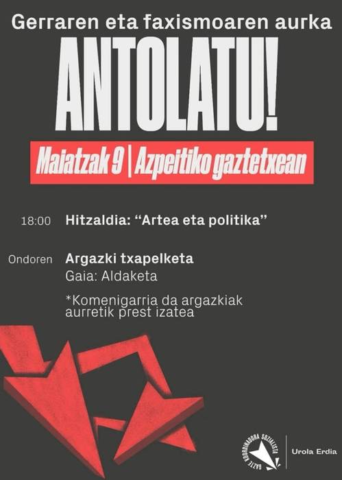 Hitzaldia eta argazki lehiaketa