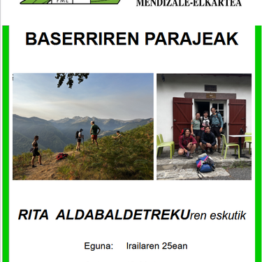 Emanaldia: Baserriren parajeak Rita Aldabaldetrekuren eskutik.