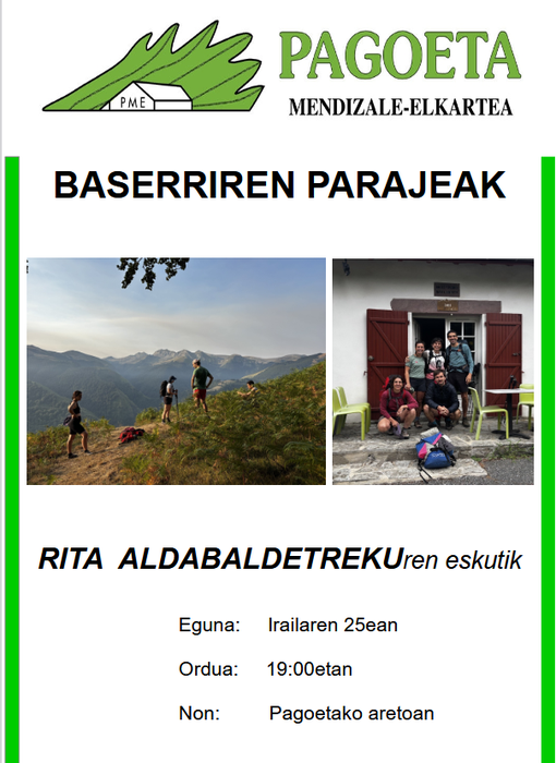 Emanaldia: Baserriren parajeak Rita Aldabaldetrekuren eskutik.