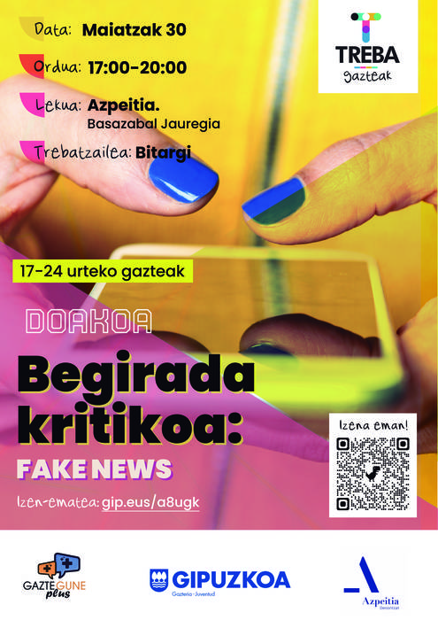 Treba gazteak: 'Begirada kritikoa: fake news'