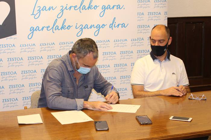 Zestoako Udalak eta Goienerrek lankidetzarako hitzarmena sinatu dute