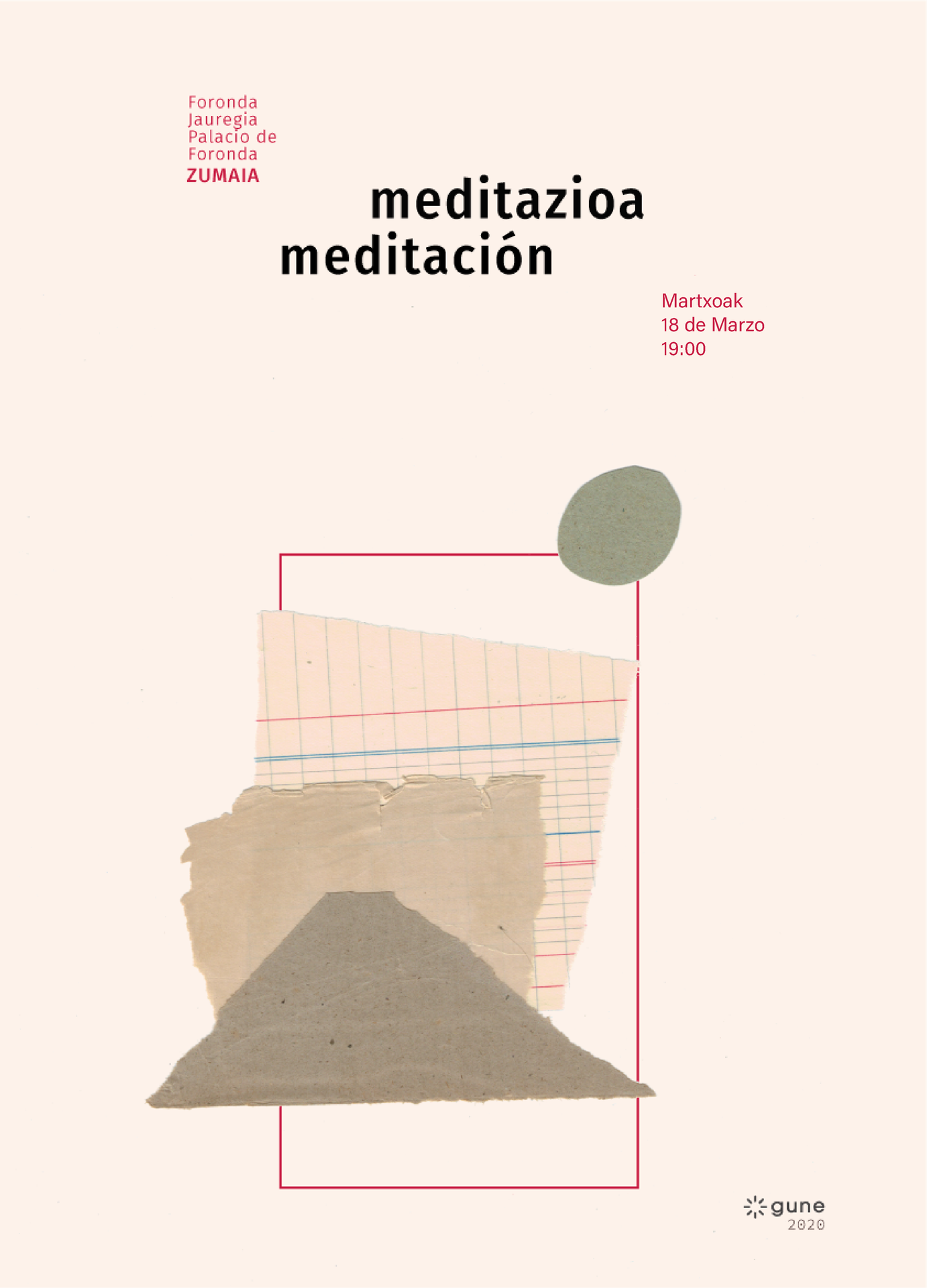 GUNEk berriro hasiko ditu Meditazio saioak