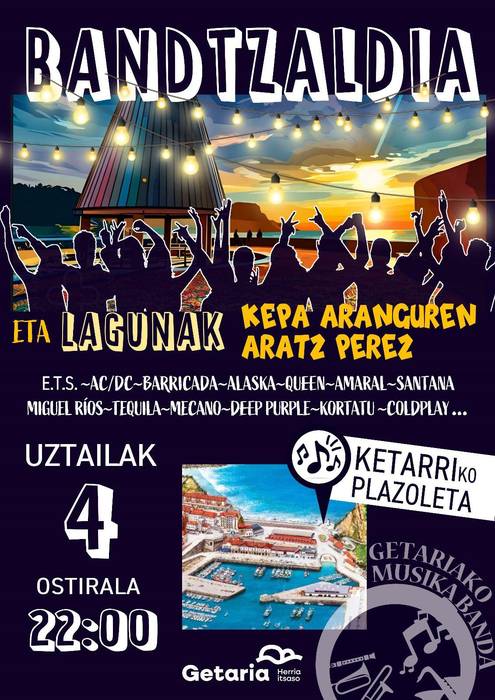 Bandtzaldia Getariako Musika Bandarekin