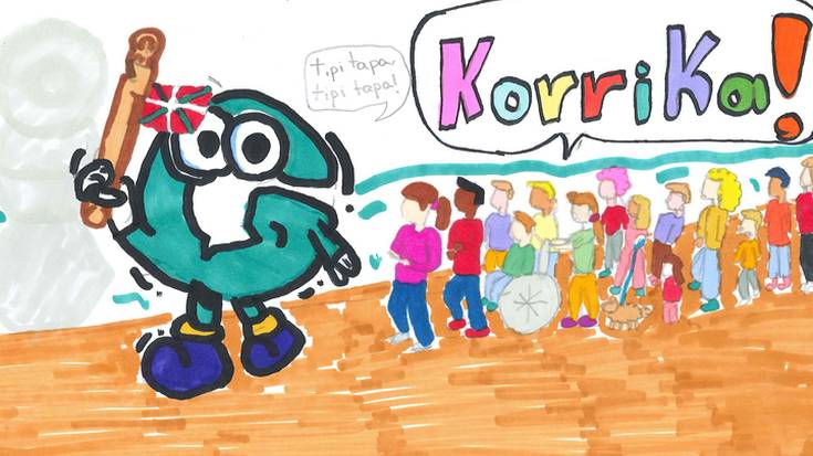 Korrika ikasleen begietatik