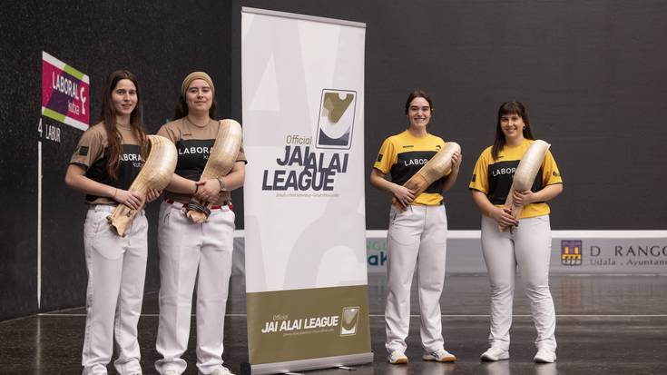 Emakumeen Jai Alai liga osatu dute lehendabizikoz, eta Zumaiakoa izango da txapelketa puntuagarrietako bat