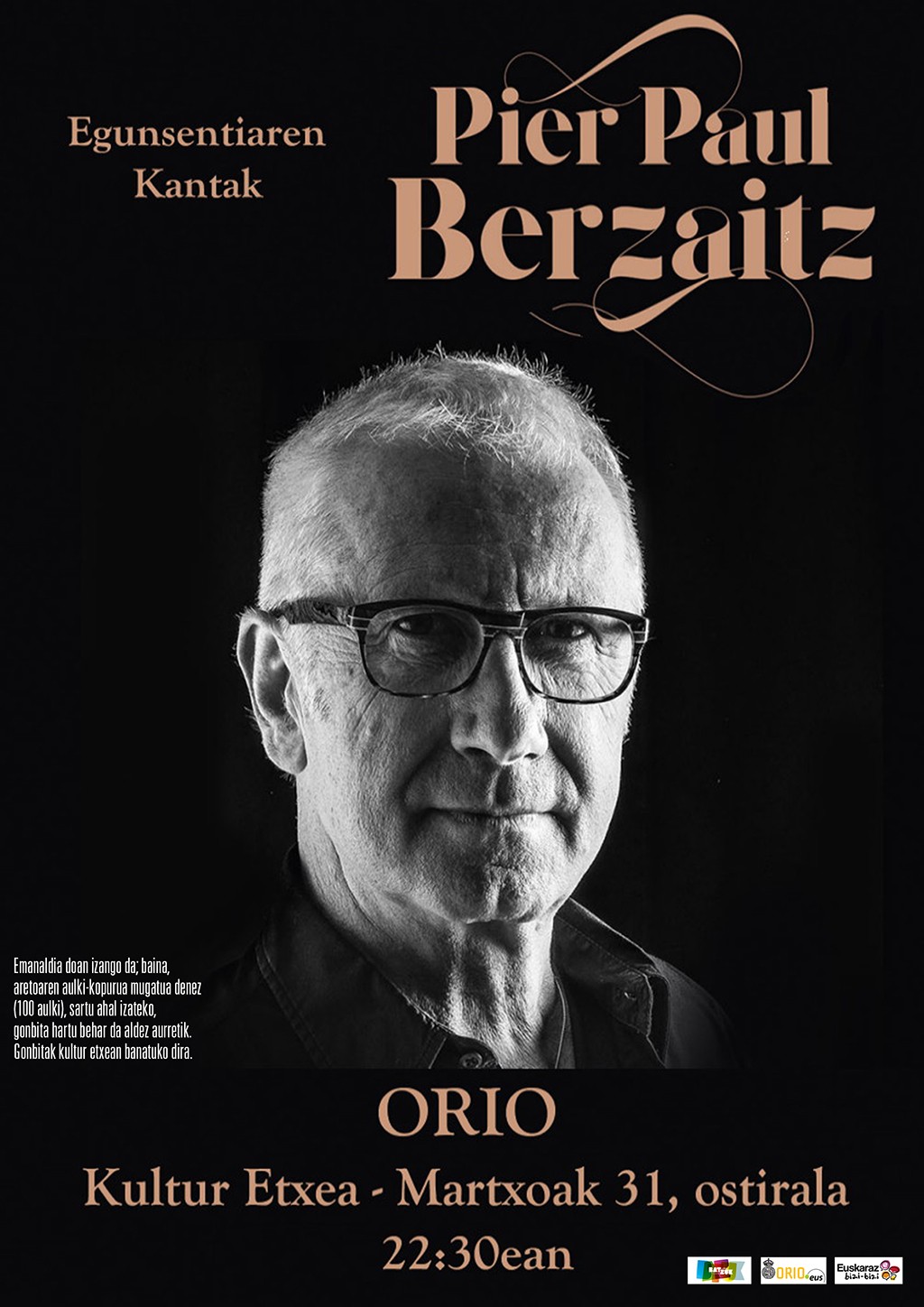 Pier Paul Berzaitz kultur etxean