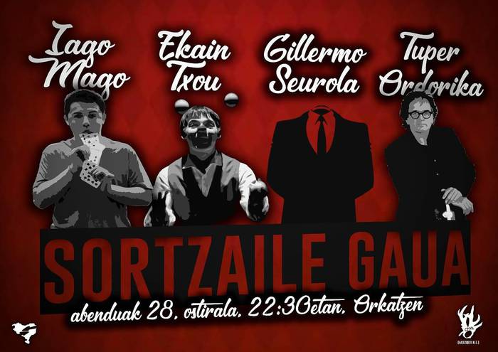 Sortzaile Gaua izango da bihar Azpeitiko Orkatz kultur elkartean