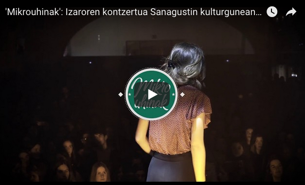 Sanagustin leporaino bete zen Serrullaren eta Izaroren kontzertuekin