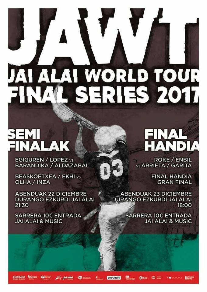 Jai Alai World Tourreko finalaurrekoa jokatuko du gaur Imanol Lopezek