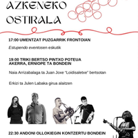 Urteko azken ostirala Errezilen