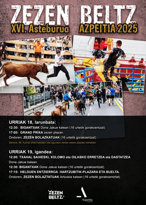 Zezen Beltz XVI. Asteburua