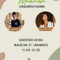 'Azokatik Mahaira' sukaldaritza tailerra