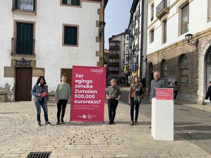 Zumaiarrek erabakiko dute aurrekontuaren zati bat zertarako erabili