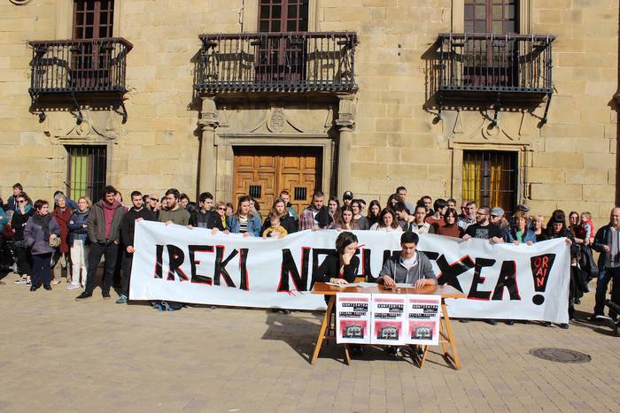 Neguetxearen aldeko elkarretaratze zaratatsua egingo dute larunbatean Zarautzen
