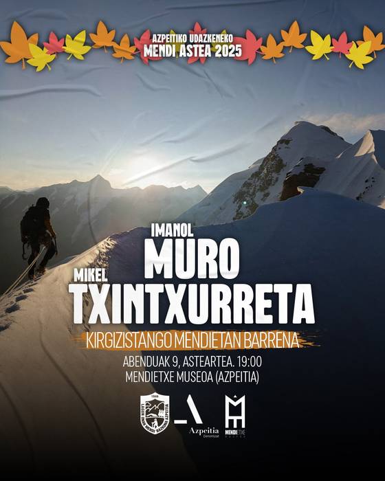 Mendi Astea: 'Kirgizistango mendietan barrena' (Imanol Muro eta Mikel Txintxurreta)