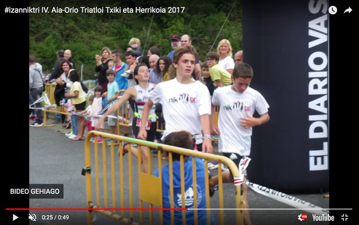 Aia-Orio triatloia antolatu dute irailaren 7rako, haur eta helduentzat