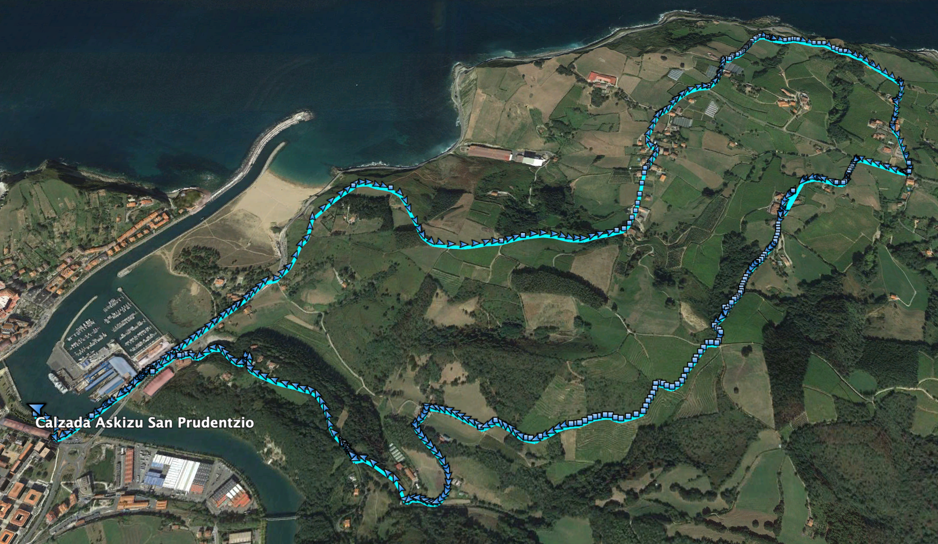 Zumaia sasoian: San Prudentzioko mendi buelta, oinez egiteko