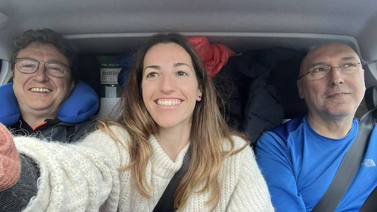 Idurre Lazkano zumaiarra da Eslovakia eta Ukraina arteko mugara abiatu den taldeko kideetako bat