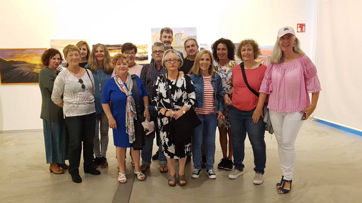 Forondako pintura tailerreko lanen erakusketa zabaldu dute