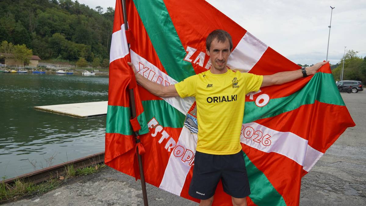 Gorka Aranberri: "Bizitzaren detaile bat izan da nire ehungarren bandera Zarauzko Ikurrina izatea"
