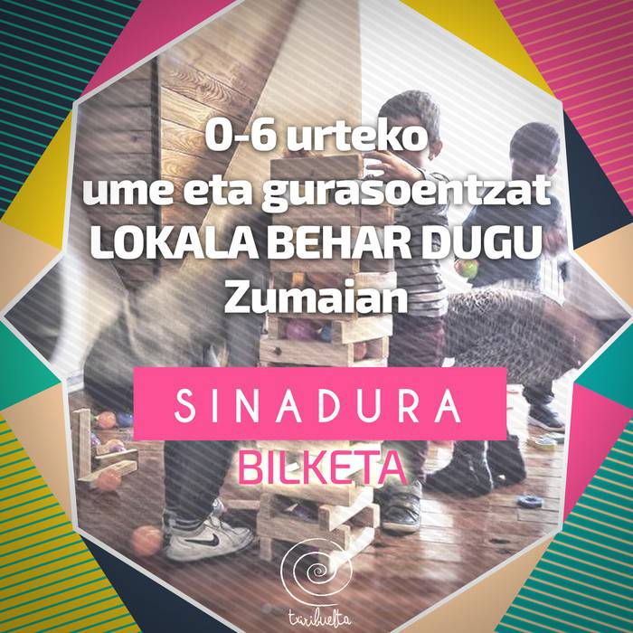 0-6 urte bitarteko ume eta gurasoentzat lokala lortzeko sinadura bilketa egingo da Zumaian aste honetan
