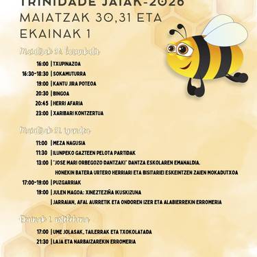 Nuarbeko Trinitate jaiak