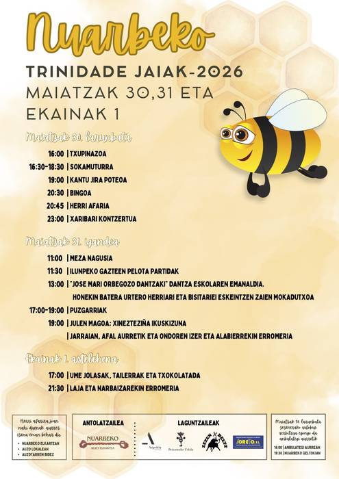 Nuarbeko Trinitate jaiak