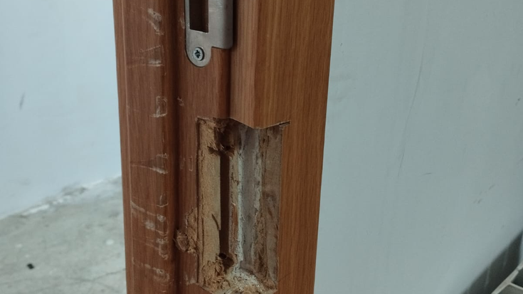 Hiruputzu Gaztetxean lapurreta egin dutela salatu dute