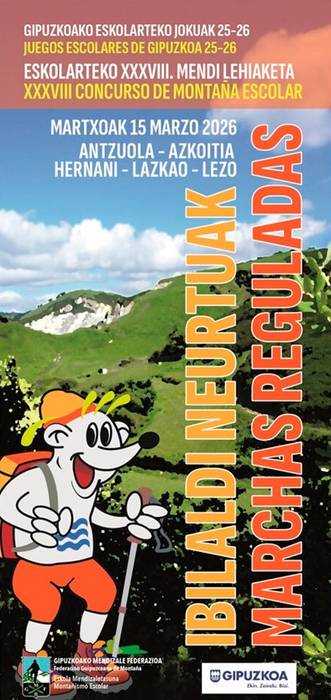 Eskolarteko 38. Mendi Lehiaketako Ibilaldi Neurtua
