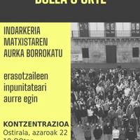 Elkarretaratzea: emakume bat bortxatu dutela salatzeko mobilizazioa