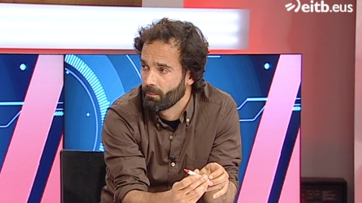 Asier Hilario Nafarroan izandako lurrikaraz hizketan ETBko ‘Ahoz aho’ saioan