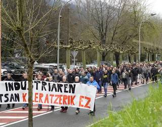 Sidenorreko langileek ozen esan dute beren eskubideen alde borrokan jarraituko dutela