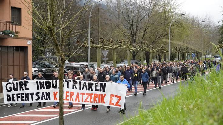 Sidenorreko langileek ozen esan dute beren eskubideen alde borrokan jarraituko dutela