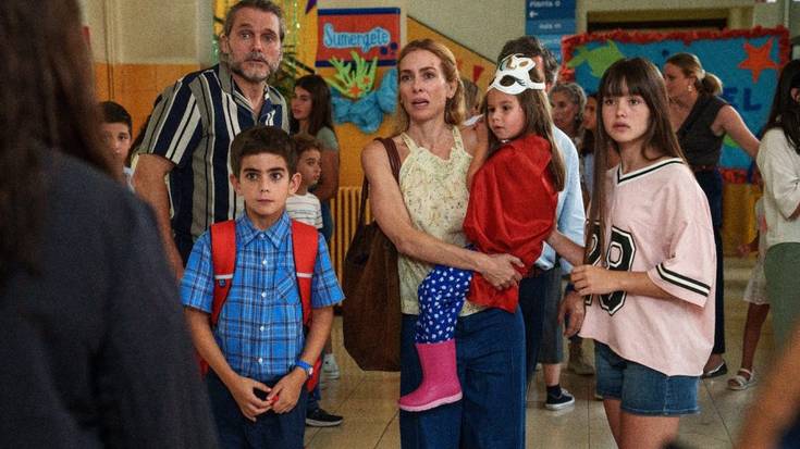 'Tres de más' familia osoarentzako filma, gaurtik astelehenera Aita Marin