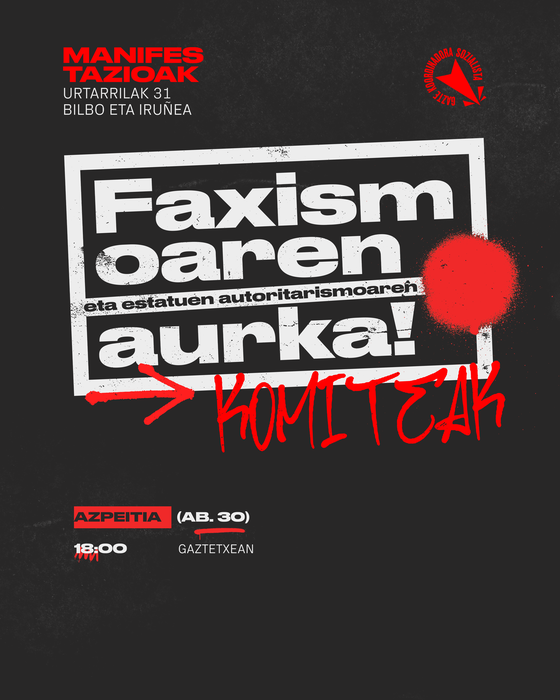Faxismoaren eta estatuen autoritarismoaren aurkako komitearen bilkura
