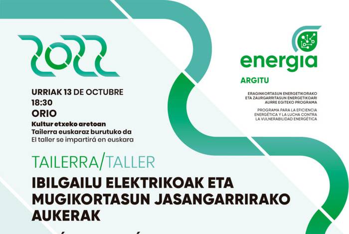 Ibilgailu elektrikoei buruzko tailer informatiboa