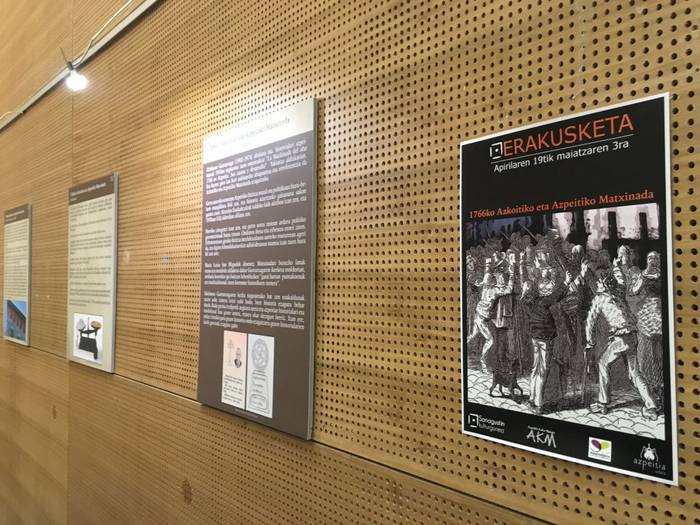 1766ko matxinadaren inguruko erakusketa ikusgai da Sanagustin kulturgunean