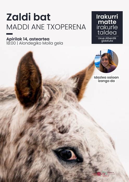 Irakurle taldea: Maddi Ane Txoperenaren 'Zaldi bat'
