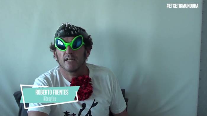 Itxialdiko bigarren bideoa prestatu du Roberto Fuentesek #EtxetikMundura egitasmorako