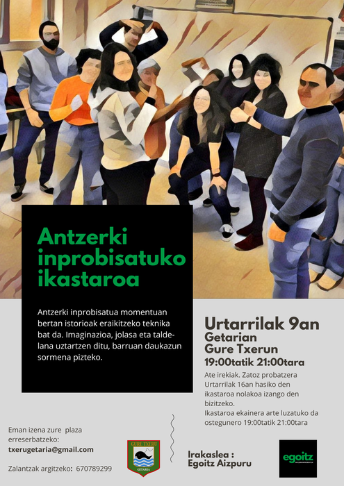 Ate irekiak: antzerki inprobisatuko ikastaroa