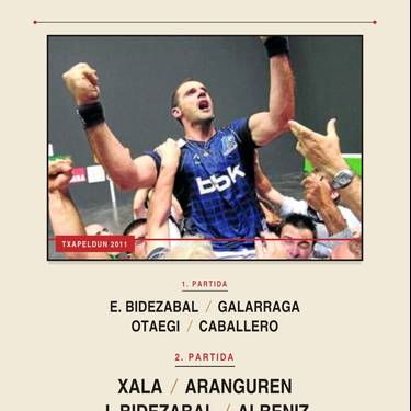 Pilota jaialdia: Zarauzko pilota jaialdia Xalarekin